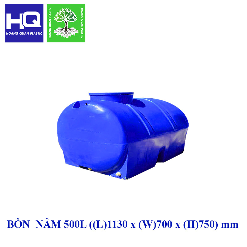 Bồn Nhựa Nằm 500L